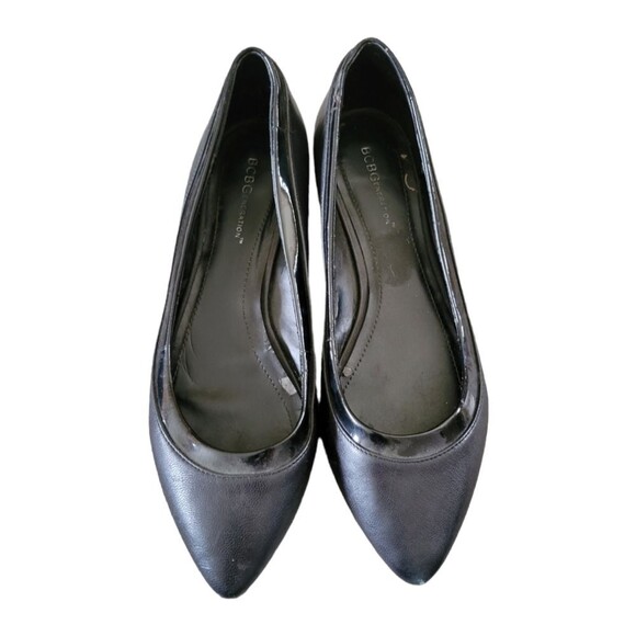 BCBGeneration Black Pointed Toe Ballet Flats Size 9 - Picture 2 of 7